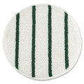 Rubbermaid Commercial RCP P269 Low Profile Scrub-Strip Carpet Bonnet, 19' Diameter, 5 Pads per Pack, White/Green (Pack of 5)