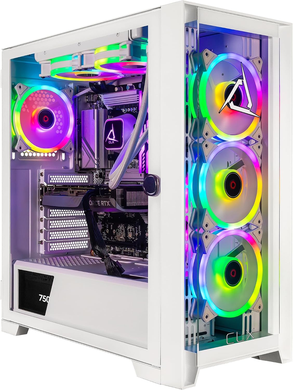 CLX Set Gaming PC - Intel Core Ultra 7 265KF 3.9GHz, GeForce RTX 5060 Ti, 2TB NVMe M.2 SSD, 64GB DDR5 Memory, 240mm AIO, WiFi, Windows 11 Home, White