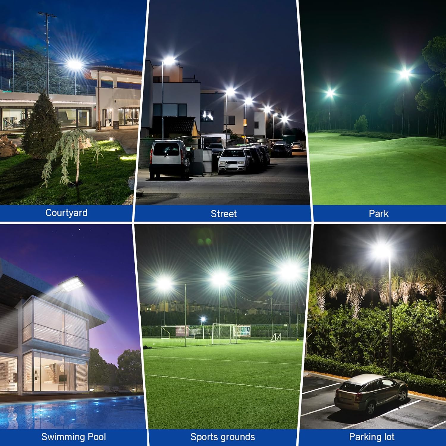 Solar Street Light 9000W, 7000K Solar Lights Outdoor, Motion Sensor Flood Lights with Remote Control, Dusk to Dawn IP66 Waterproof Outside Security Light for Parking Lot, Yard, Garage, 2 Pack