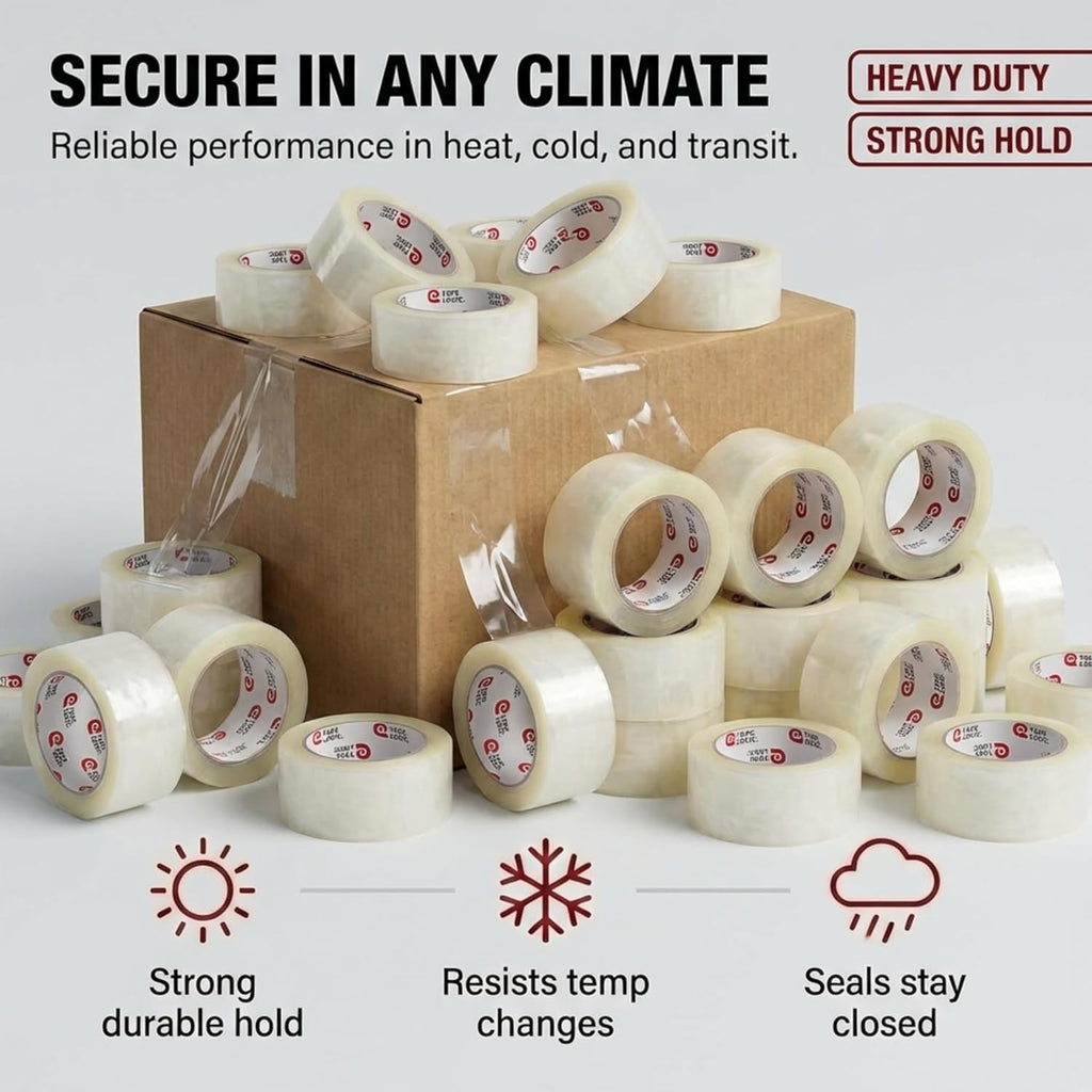 Tape Logic 2' x 110 Yard Clear Packing Tape Pallet - 45 Cases (1620 Rolls) - 2.0 Mil Heavy Duty Shipping Tape - Bulk Strong Acrylic Adhesive Box Sealing Tape for Warehouse & Fulfillment Packaging