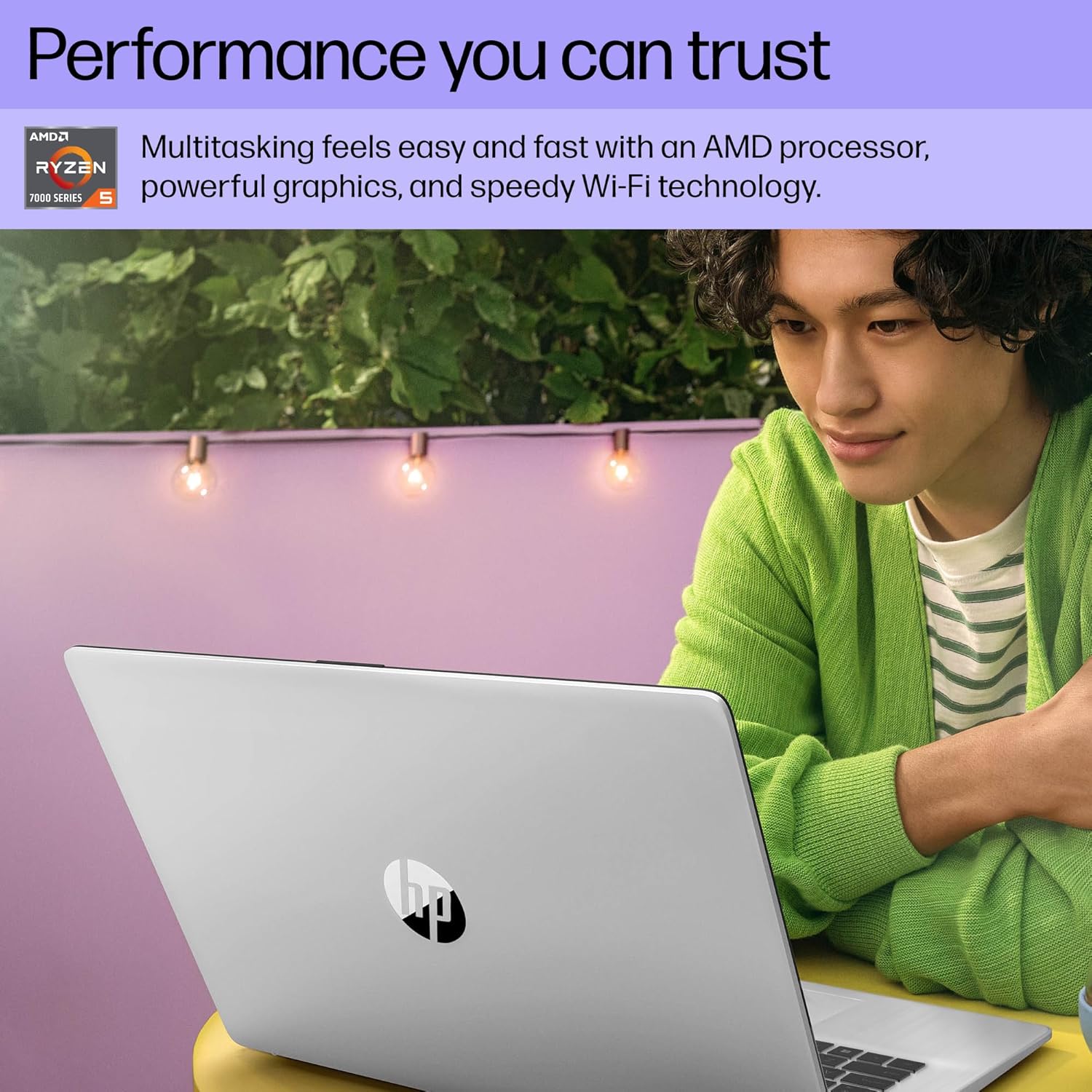 HP 17 Inch Laptop, 17.3' HD+ Touchscreen Display, AMD Ryzen 5 7430U (Up to 4.5GHz), 32 GB RAM, 1 TB SSD, Wi-Fi 6, Bluetooth 5.4, Windows 11 Pro, Copilot AI, Numeric Keypad, w/RECOLX AI Voice Recorder