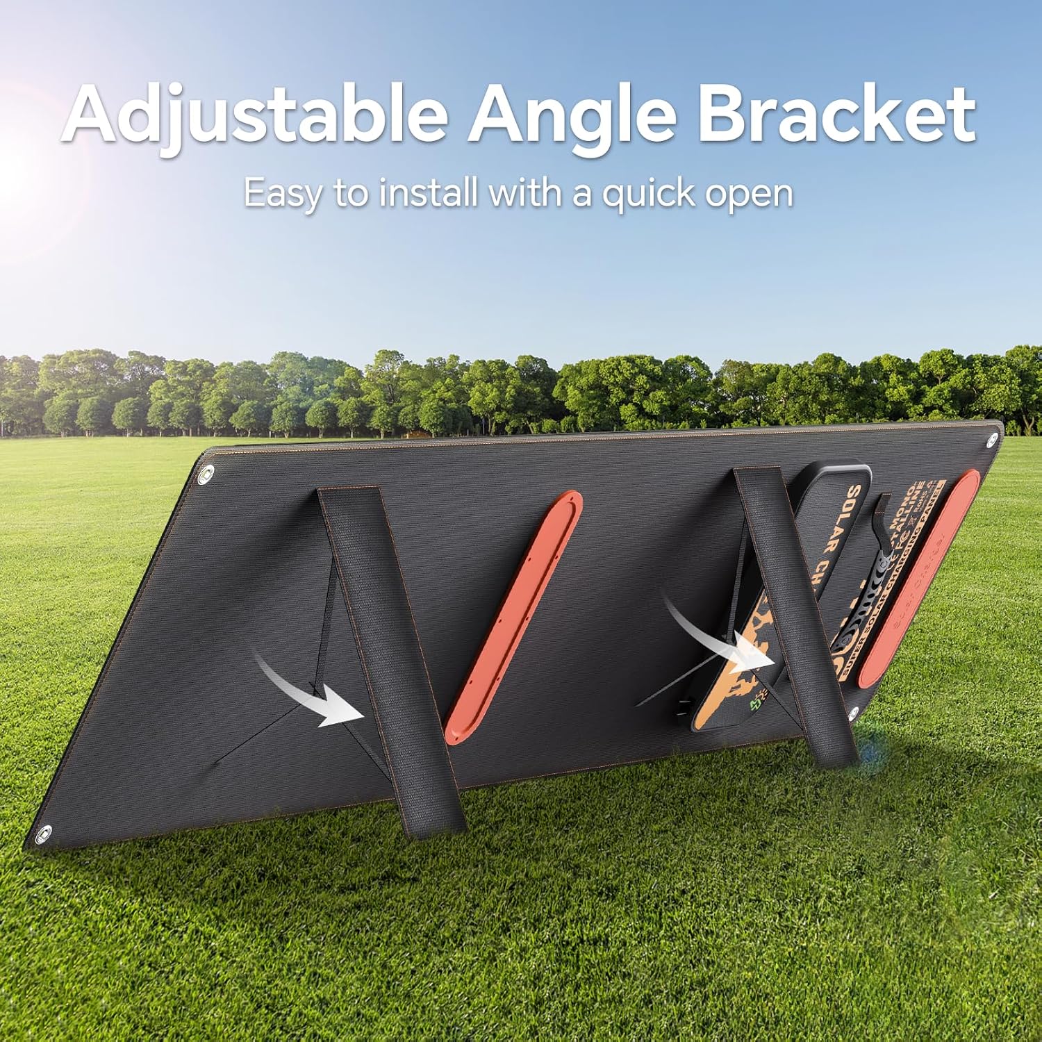 60W Portable Solar Panel Chargers with 15V USB and 18V DC, IP65 Waterproof Solar Panel with Lightweight Storage Bag, Fast Charging Foldable Panel Power Bank for Camping,Hiking, Cell Phone,Tablet