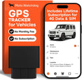 GPS Tracker for Vehicles, No Monthly Fee, No Subscription with Real-Time Location, Mileage Tracking, Speeding Monitoring, Route History, Geofence, OBD, Fleets & Families, USA, Moto Watchdog