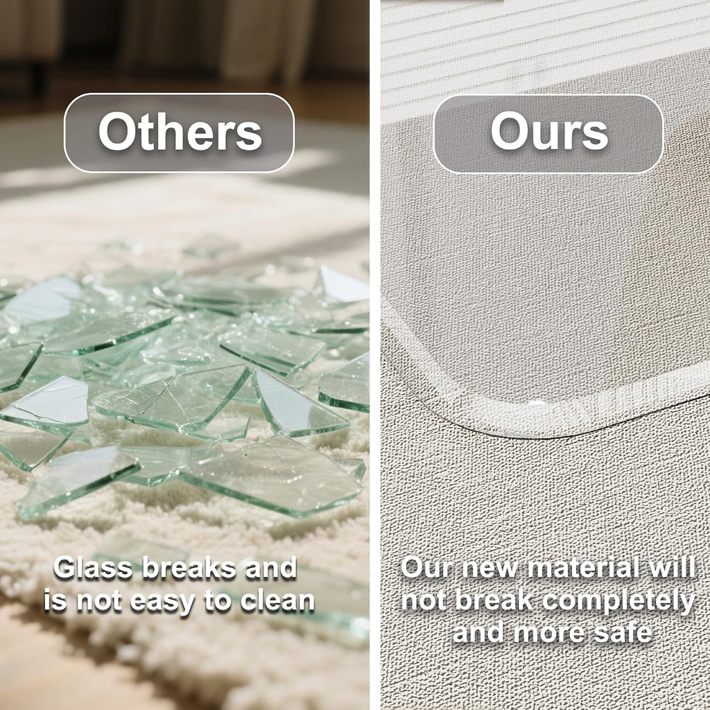 Beveled Edge Office Chair Mat for Carpet or Hardwood Floor Crystal Clear 36' x 48' for a Smooth Glide and Easy Roll On/Off, Heavy Duty and Non-Slip Floor Ultimate Clear Chair Mat