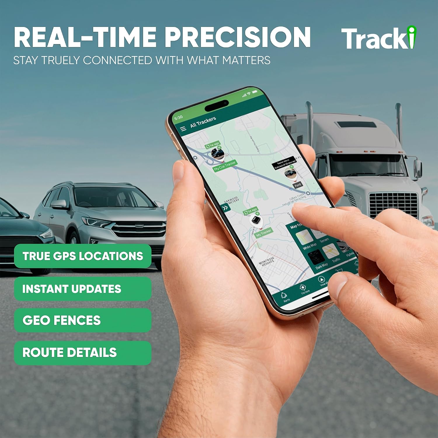 Tracki Pro GPS Tracker for Vehicles, Subscription Required, Cancel Anytime – Track Cars & Assets for Months – Hidden GPS Tracker for Car (Tracker + 1Y Subs.)