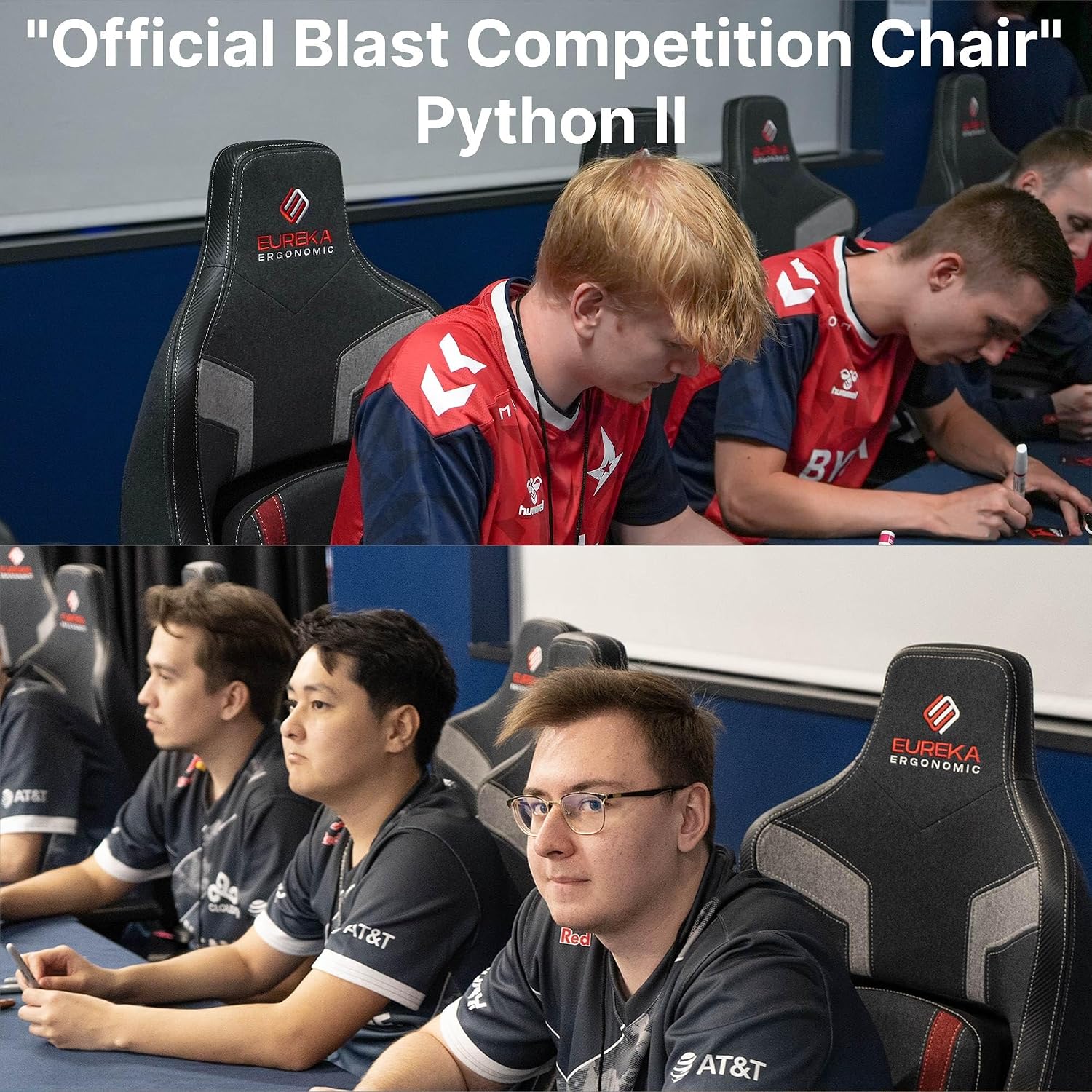 EUREKA ERGONOMIC Gaming Chair GC08, Computer Gamer Chair with Lumbar Support, Racing Style Gaming Chairs with 4.3in Thicken Seat Cushion, Ergonomic Gaming Chair for Adults, Red