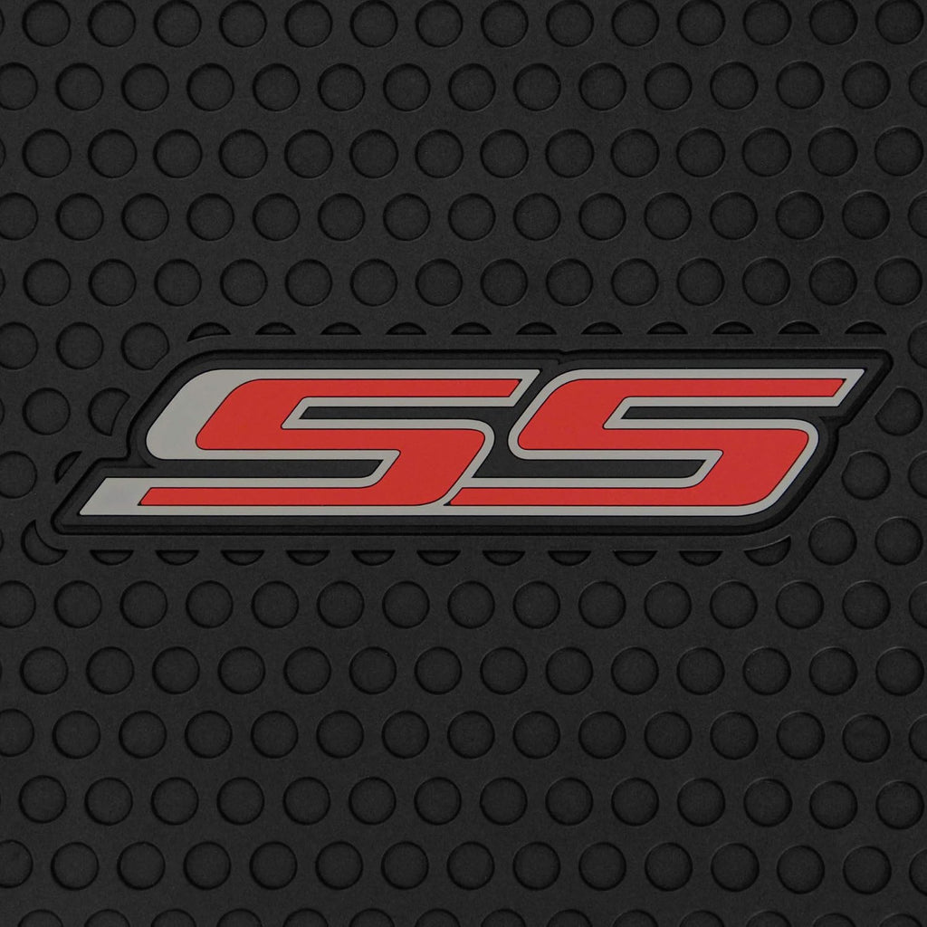 Lloyd Mats Custom-Fit All-Weather Rubber Floor Mats for Chevy Camaro 2016-2024 (Black, 2PC - Camaro SS)