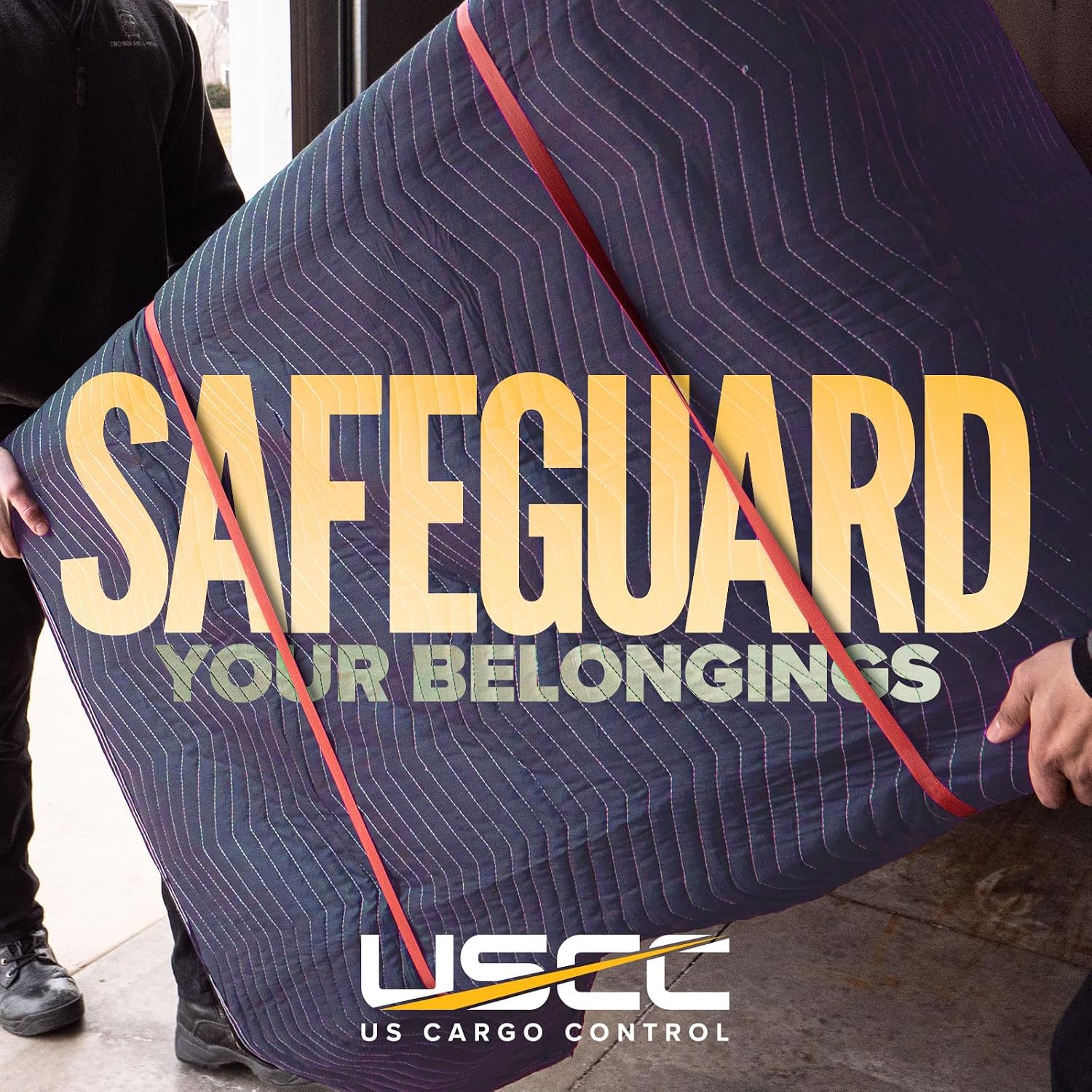 US Cargo Control 85 lb/Dozen, 80'x72' Large Heavy Duty Moving Blanket, MBMEGA85 Mega Mover, 24-Pack