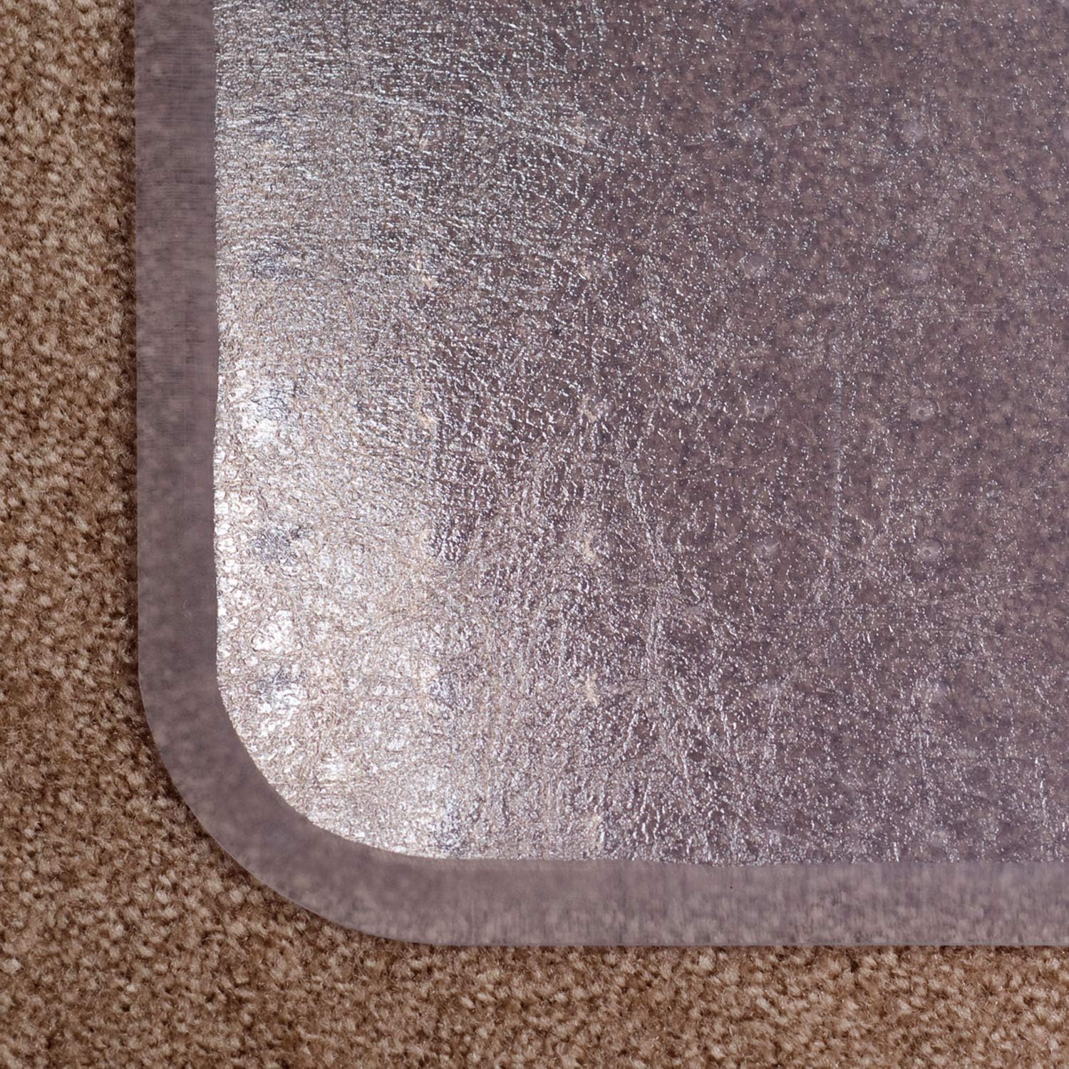 ES Robbins High Pile Carpet Chair Mat, Rectangle 46'x60' Beveled Edge