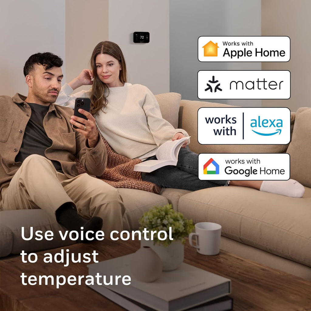 Honeywell Home X8S Premium Smart Programmable Wi-Fi Thermostat, Video Doorbell Access, Humidity Control, 5' Customizable Touchscreen, Sensor Feature, Energy Star, Works w/Alexa,Matter,Apple,Google