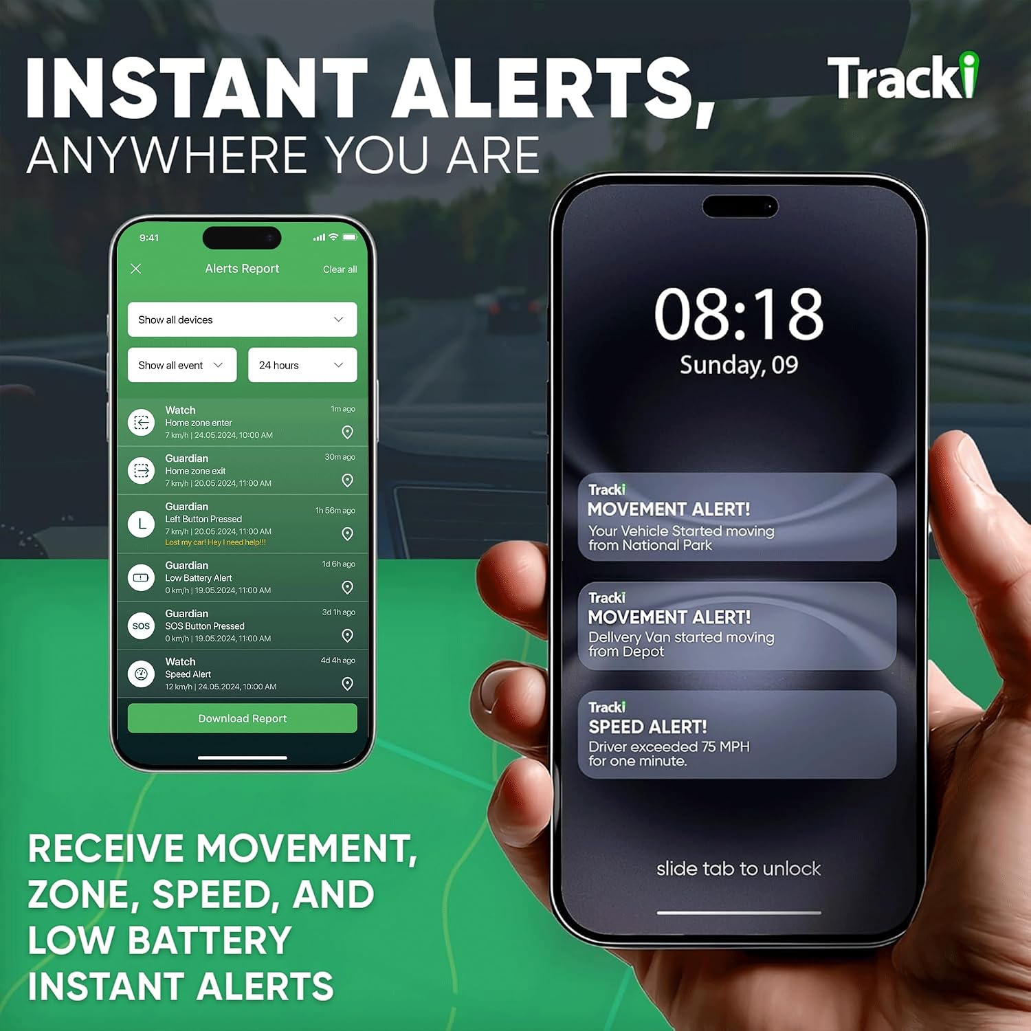 Tracki Pro GPS Tracker for Vehicles, Subscription Required, Cancel Anytime – Track Cars & Assets for Months – Hidden GPS Tracker for Car (Tracker + 2Y Subs.)