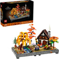 LEGO Icons Autumn Cottage Garden Building Set for Adults, Ages 18+ - Whimsical Room Decor for Office, Bedroom, or Book Shelf - Building Blocks for Crafting Fans - Gift Idea for Birthdays - 11372
