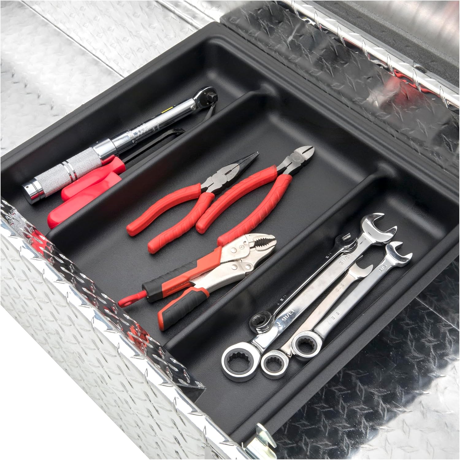 UWS EC10261 63-Inch Heavy-Wall Aluminum Truck Tool Box, RigidCore Lid