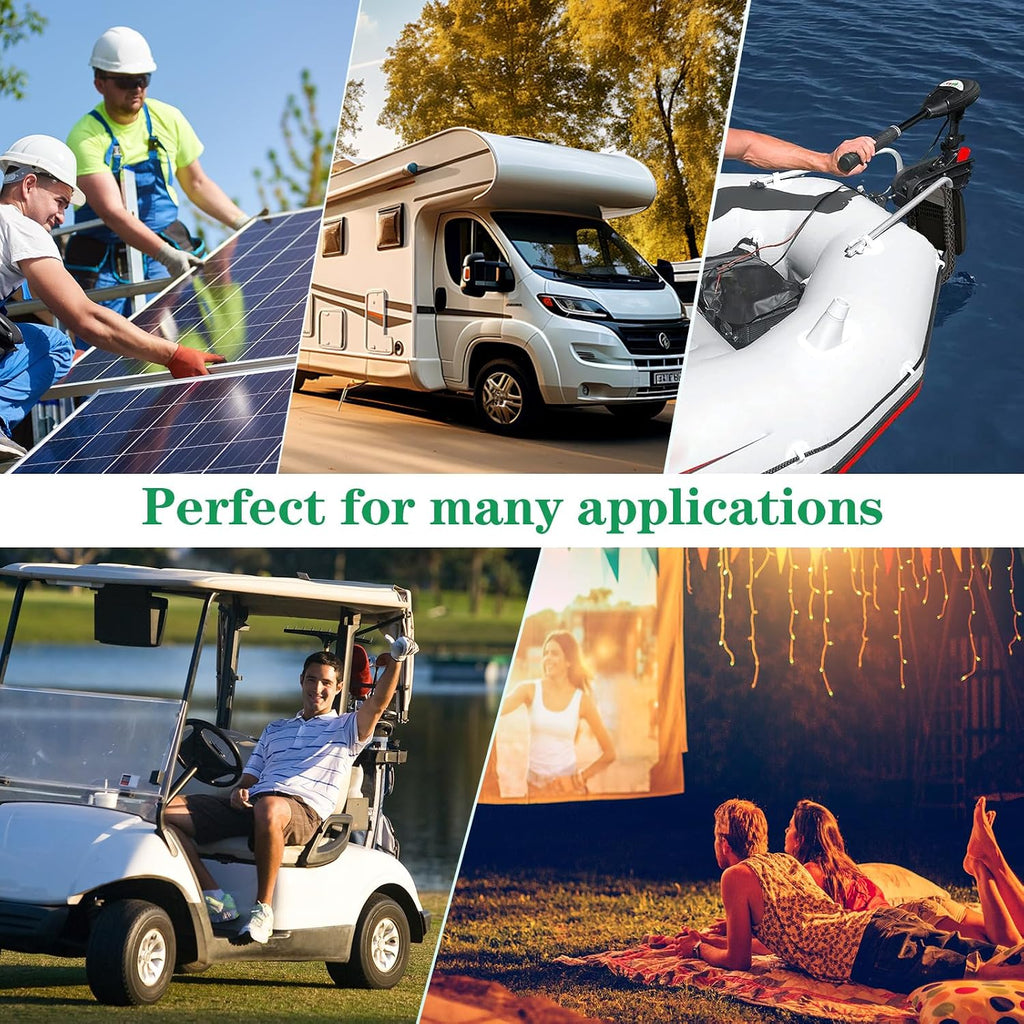 12V 440Ah LiFePO4 Lithium Battery Built-in 250A BMS, Battery Up to 10000 Cycle Lithium Battery, 10-Year Lifespan, Perfect for RV, Solar, Home Energy Storage