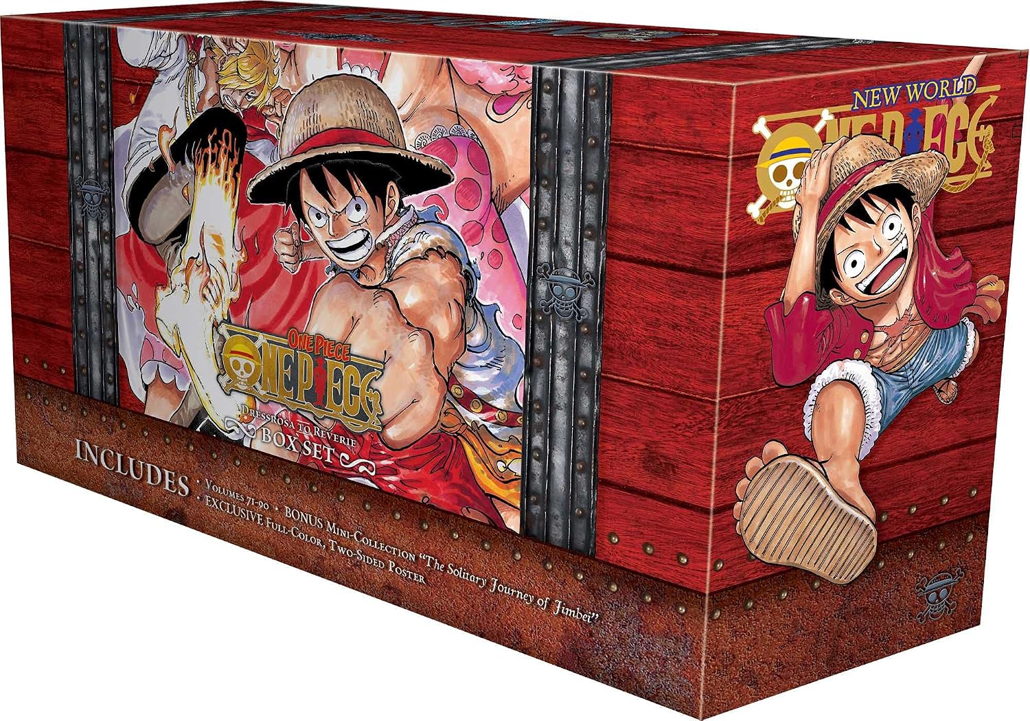 One Piece Box Set 4: Dressrosa to Reverie: Volumes 71-90 with Premium