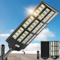 OKPRO 15000W Solar Street Light, 7000K Solar Lights Outdoor Waterproof Motion Sensor, Solar Security Light IP66 Waterproof, Solar Street Lights Outdoor Dusk to Dawn for Parking Lot, Yard, Farm