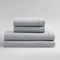Calvin Klein - King Sheet Set, Crisp & Tailored Cooling Sheets with a Cotton Percale Lightweight Feel, Deep Pockets - Bed Sheets with Matching Pillowcases & Fitted Sheet (Washed Percale Steel Blue)