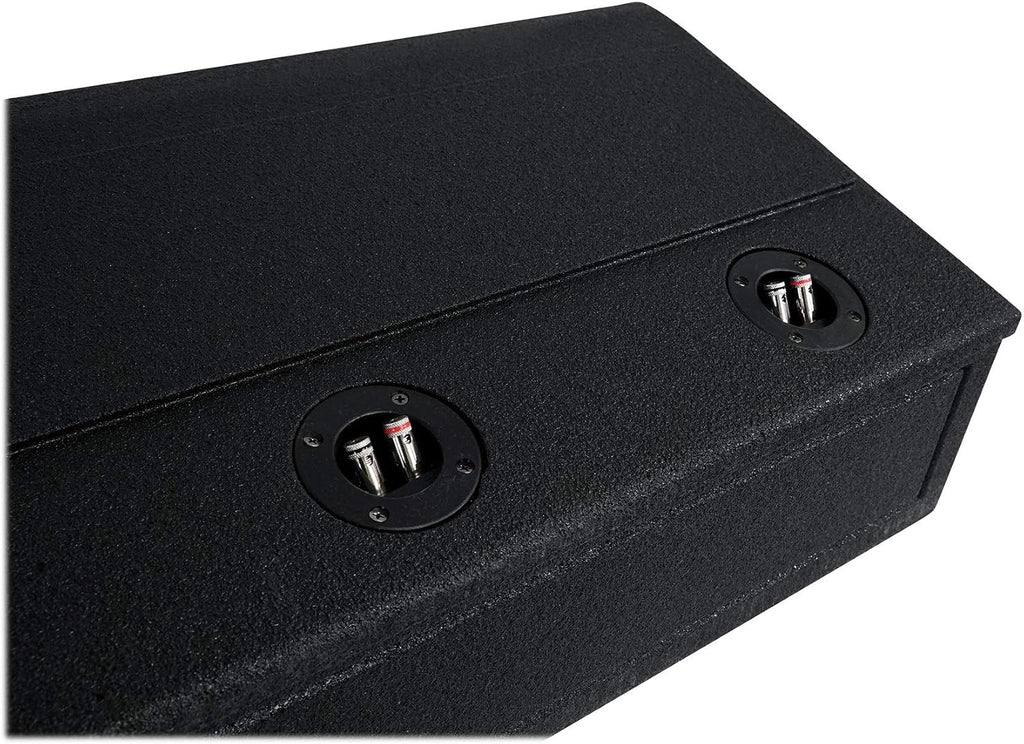 Rockville W8K5S4 Bundle: (4) 8' in 800W Peak / 200W RMS 4-Ohm Car Subwoofers, Quad 8 in Sub Box for Ford F150/F250/F350, 2 Dual Sub Box Install Kits, 7-Items