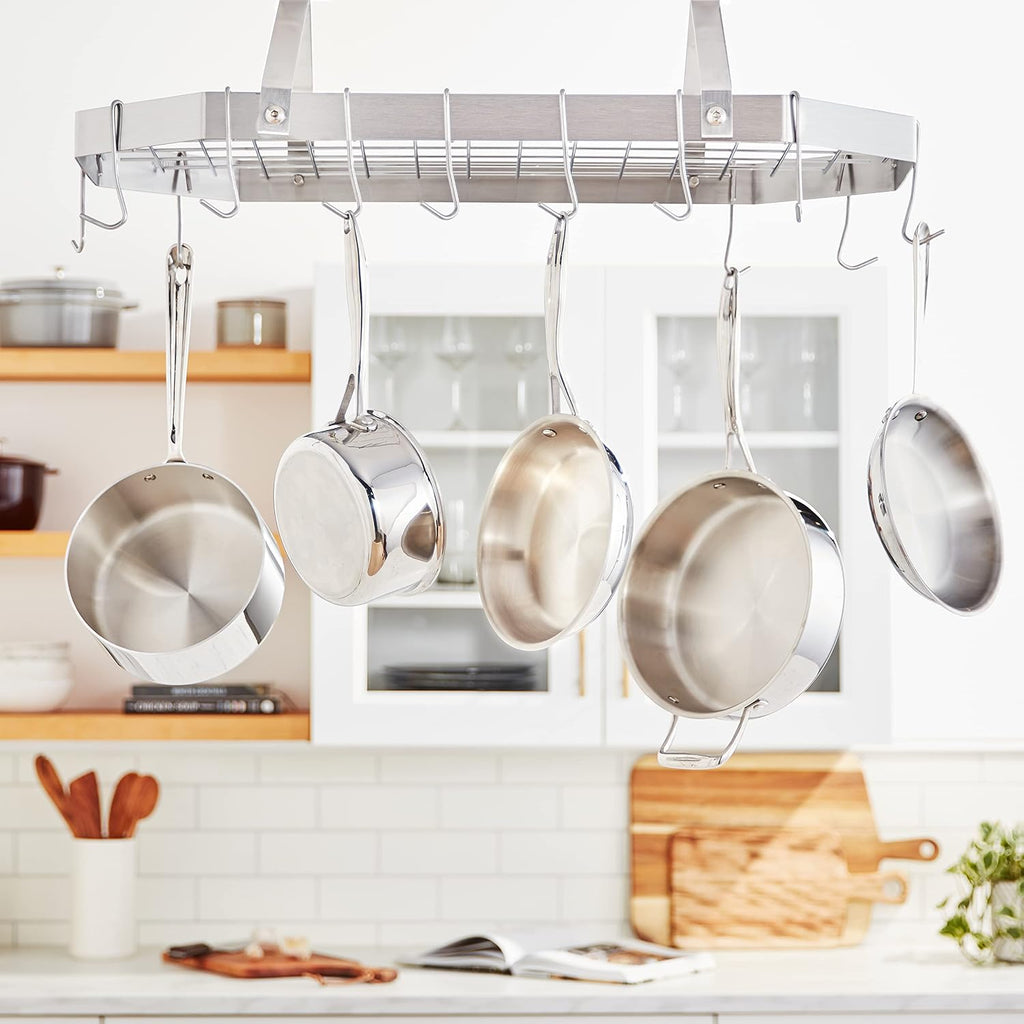 Cuisinart Octagonal Hanging Cookware Rack,Stainless steel