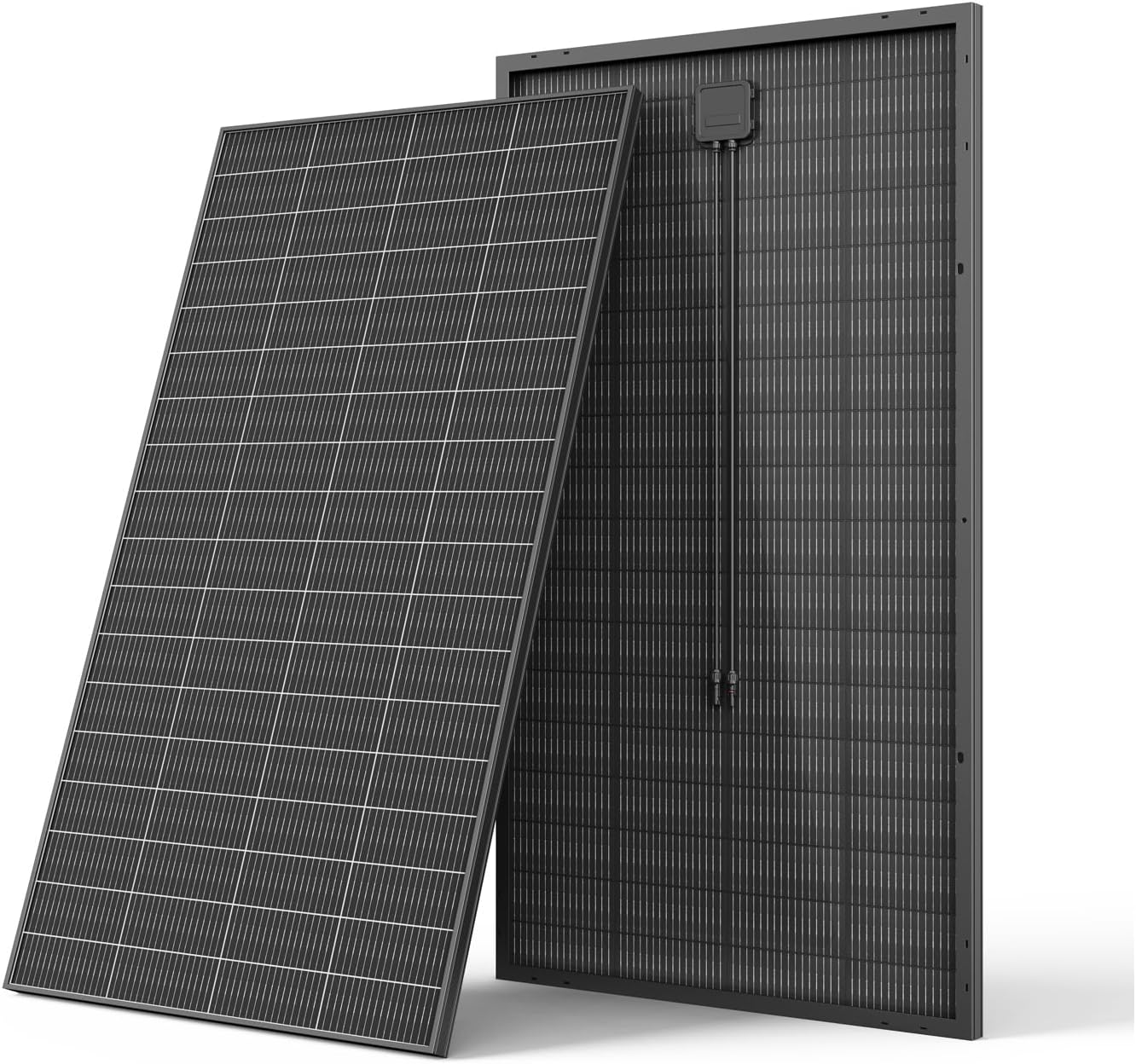 Bifacial 200 Watt Solar Panel, 12V 200W 16BB N-Type High Efficiency Solar Panels, 25% High Coversion Rate Solar Module PV Charge for RV Camping Home Boat Marine Off-Grid