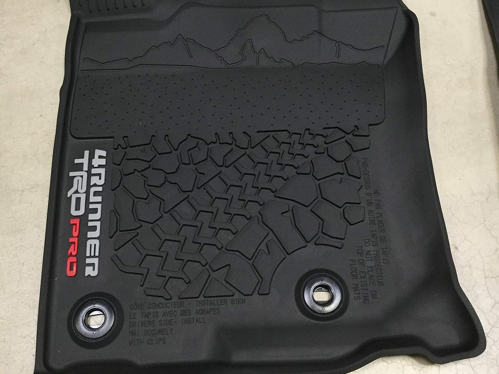 Toyota Genuine 4Runner TRD Pro All Weather Floor Liners/Mats (PT908-89200-02)