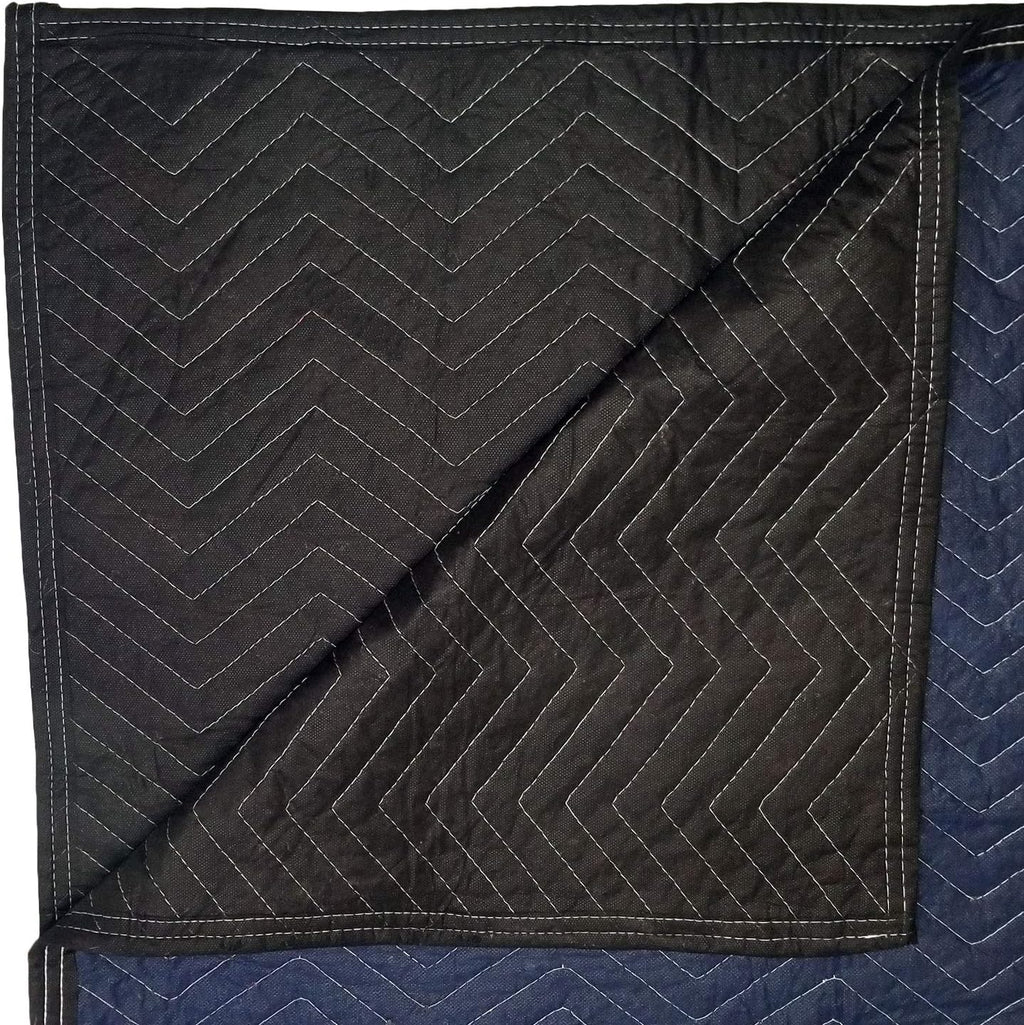Cheap Cheap Moving Boxes 72 x 80 Inches Pro Moving Blankets, Pack of 12, Blue/Black (MB104)