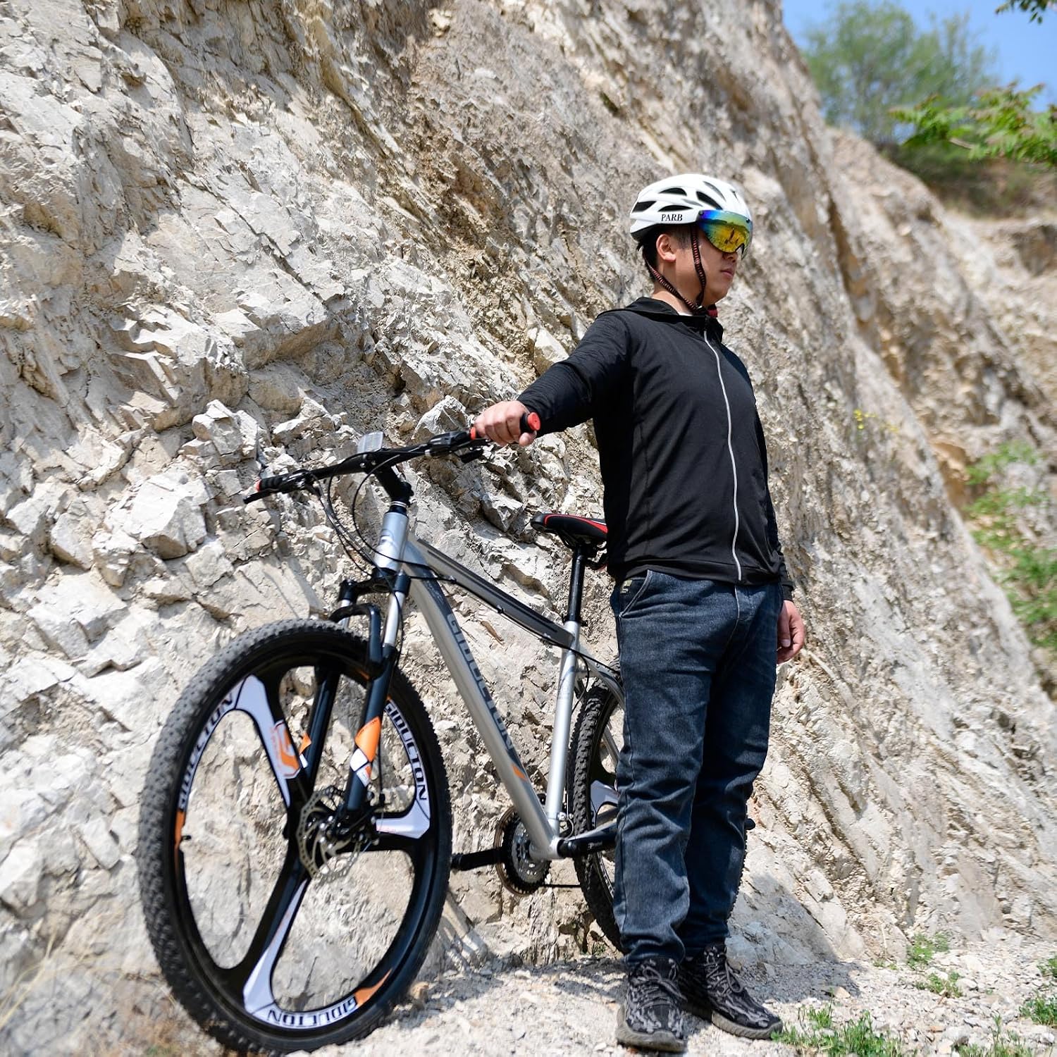 EUROBIKE 29' /27.5' Mountain Bike，29' Men Mountain Bike, Lightweight Aluminum Frame,Front Suspension Daul Disc Brakes 21 Speed Bicycles for Mens Bikes Mountain Bike for Adults