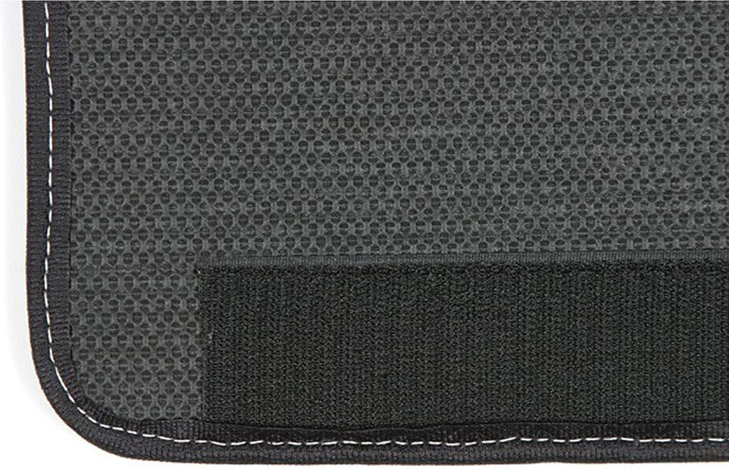 Lloyd Mats Floor Mats for Chevrolet C4 Corvette 1984-1990 | 2PC Front Mats | Black | Non-Slip Backing