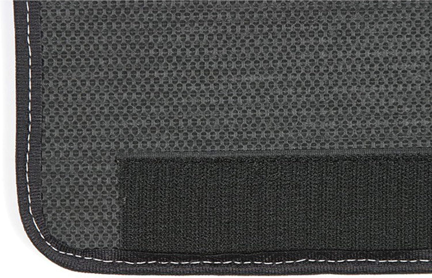 Lloyd Mats Floor Mats for Chevrolet C4 Corvette 1984-1990 | 2PC Front Mats | Black | Non-Slip Backing