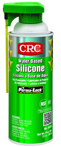CRC Water Based Silicone 03035 – [Pack of 12] 13 Wt Oz., Heavy Duty Silicone Lubricant w/Perma-Lock 2-Way Integrated Actuator