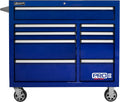 Homak PRO II Series 41' 9-Drawer Roller Cabinet, Blue, BL04041092