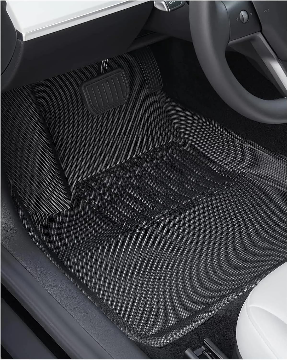 Auto Parts Compatible with Tesla Model 3 2024 Highland XPE Floor Mats All Weather Car Floor Mats Front Rear Frunk Cargo Liner Set Anti Slip Waterproof(6PCS RHD)