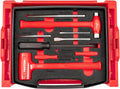 TEKTON Hammers, Pry Bars, Punches, and Chisels Set with Open Top Drawer and Rack (9-Piece) | OLB94701