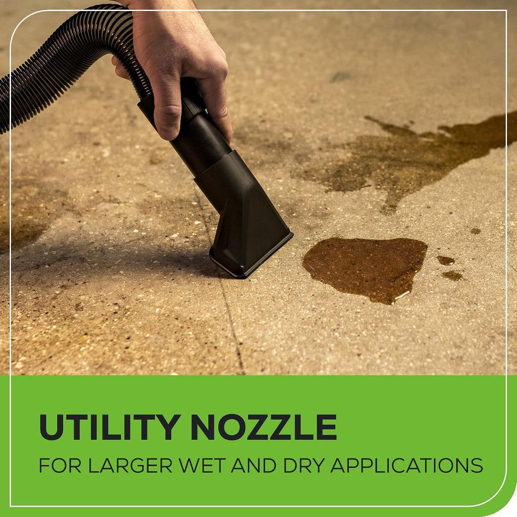Greenworks 24V Brushless (3 Gallon) Cordless Wet / Dry Shop Vacuum + Accessories, Tool Only