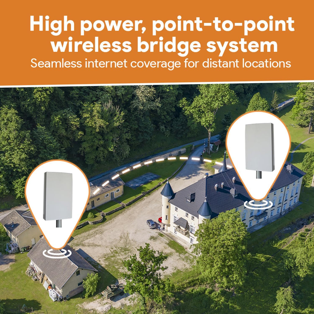 The EZ-Bridge-Lite EZBR-0214+ High Power Outdoor Wireless Point to Point System