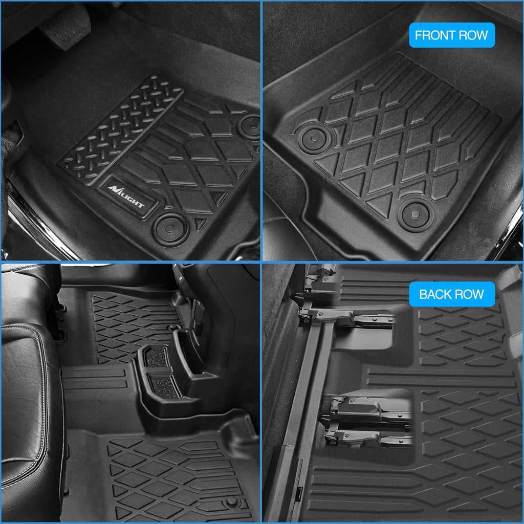Nilight TPE Floor Mats for BMW 5 Series G30 520i 530e 530i 535i 540i 540d 550i 2017 2018 2019 2020 2021 2022 2023, All Weather Custom Fit Heavy Duty Floor Liners