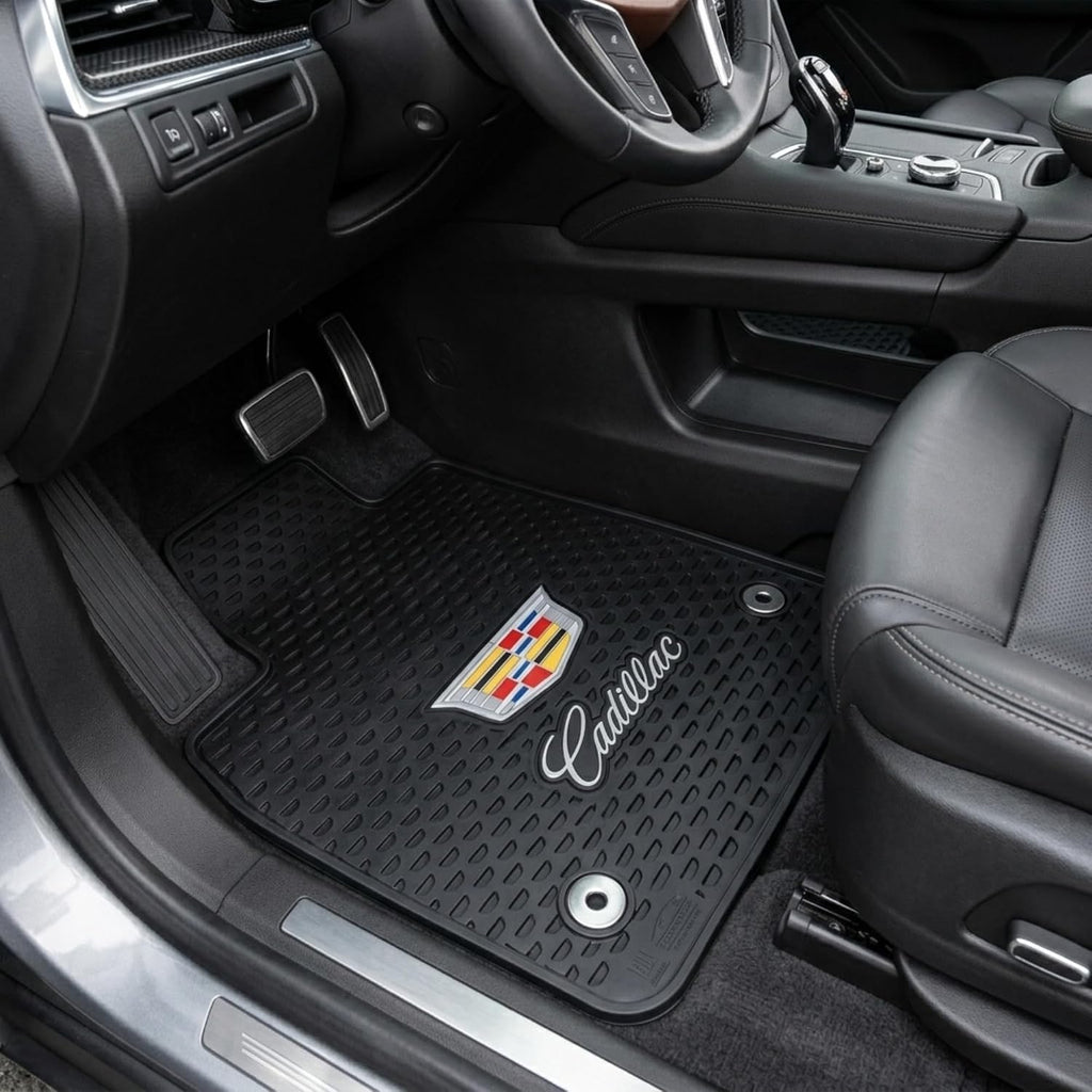Lloyd Mats Custom-Fit All-Weather Rubber Floor Mats for Cadillac XT6 2020-ON 2PC Fronts