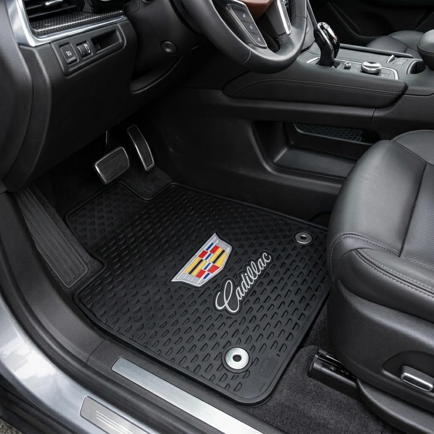Lloyd Mats Custom-Fit All-Weather Rubber Floor Mats for Cadillac XT6 2020-ON 2PC Fronts