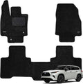 WENNEBIRD Superior Carpet Floor Mats for 2020-2026 Toyota Highlander 5 Seats, 0.5-Inch Ultra-Thick, Noise-Reducing, All-Weather Waterproof Anti-Slip – 3-Pc Set