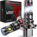 Torchbeam T5A H13 LED Bulbs, 55W, 80000 Lumens, High Beam, Halogen Head Light Bulbs for Car, Fog Light Bulbs,HeadIight Bulb Low Beam & High Beam, Pack of 2