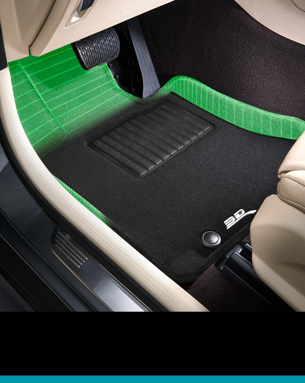 3D MAXpider Audi Q7 (4M) 2017-2023 / SQ7 (4M) 2020-2023 / Q8 2019-2023 / SQ8/RS Q8 2020-2023 Elegant Black R1 R2
