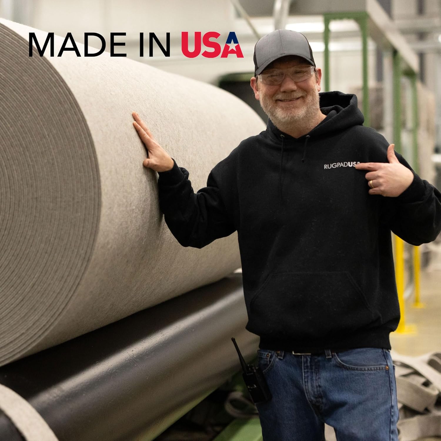 RUGPADUSA - Basics - 8'10' x 11'10' - 1/4' Thick - 100% Felt - Protective Cushioning Rug Pad - Safe for All Floors and Finishes Including Hardwoods