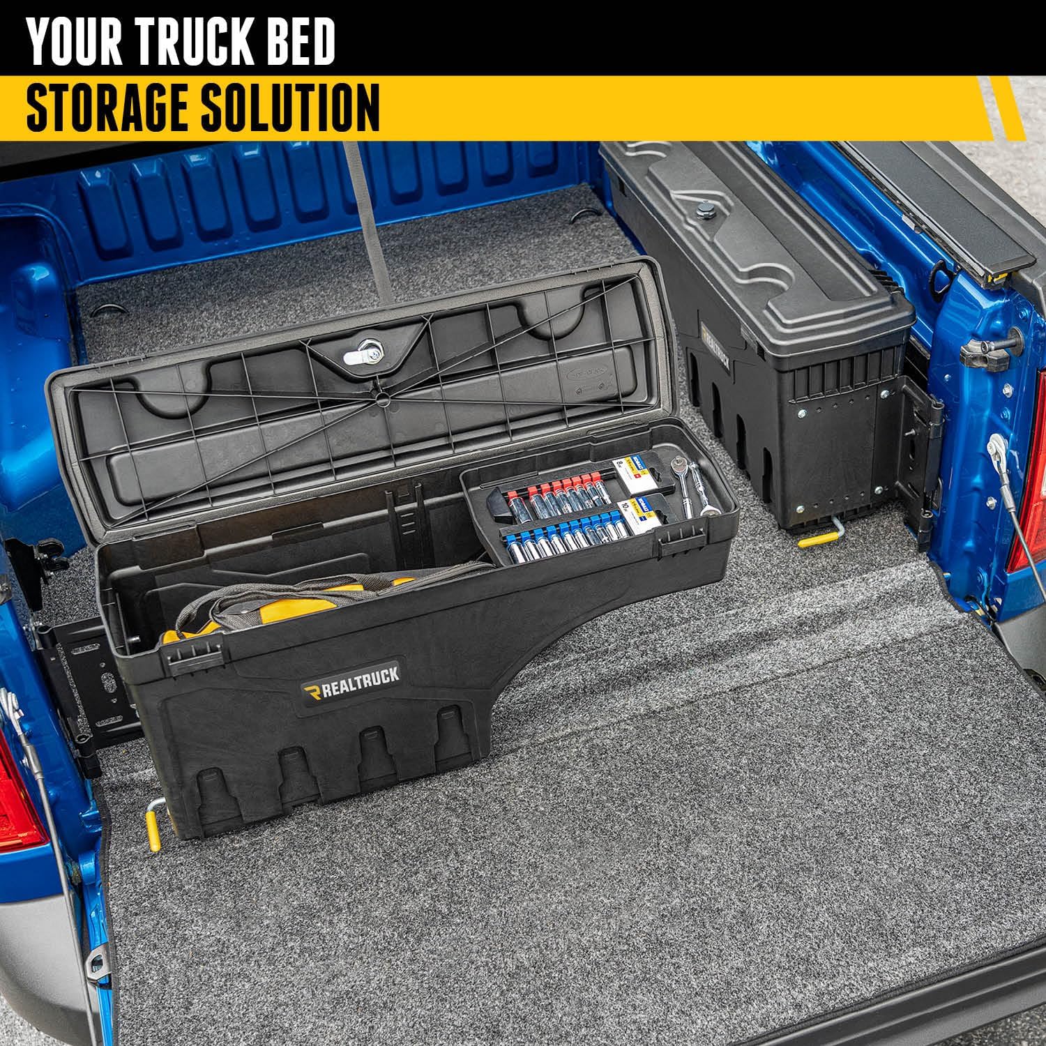 RealTruck Undercover SwingCase Truck Bed Storage Box | SC404D | Fits 2023-2025 Toyota Tundra (w/o Trail Edition Boxes) Drivers Side
