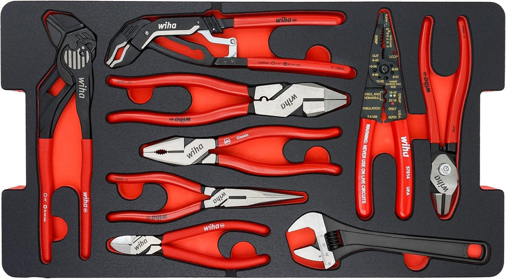 Wiha 92100 194 Piece Premium Kit In Rolling Tool Box