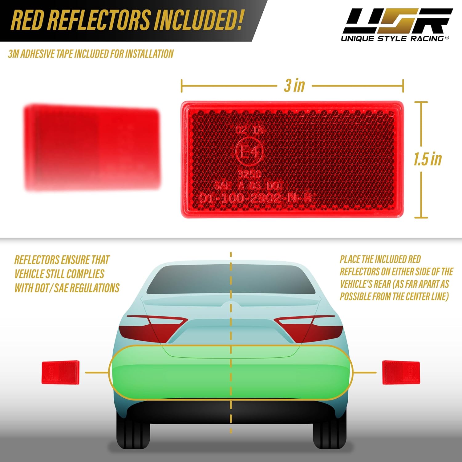 USR 09-14 TL Tail Light – CLEAR Tail Lamps w/ x6 LED Bulb Upgrade (Left + Right) Pair - Compatible with 2009-2014 Acura TL UA8/UA9 All Models like Base & SH-AWD (ALL CLEAR TAIL LIGHTS w/ x6 LED BULBS)