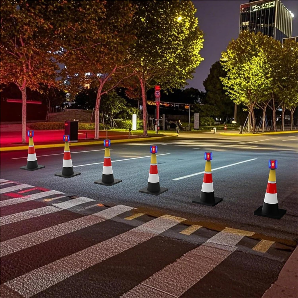 1pc Solar LED Emergency Light Waterproof Solar Traffic Tower Crane Warning Light Construction Site Harbor Road Lamp