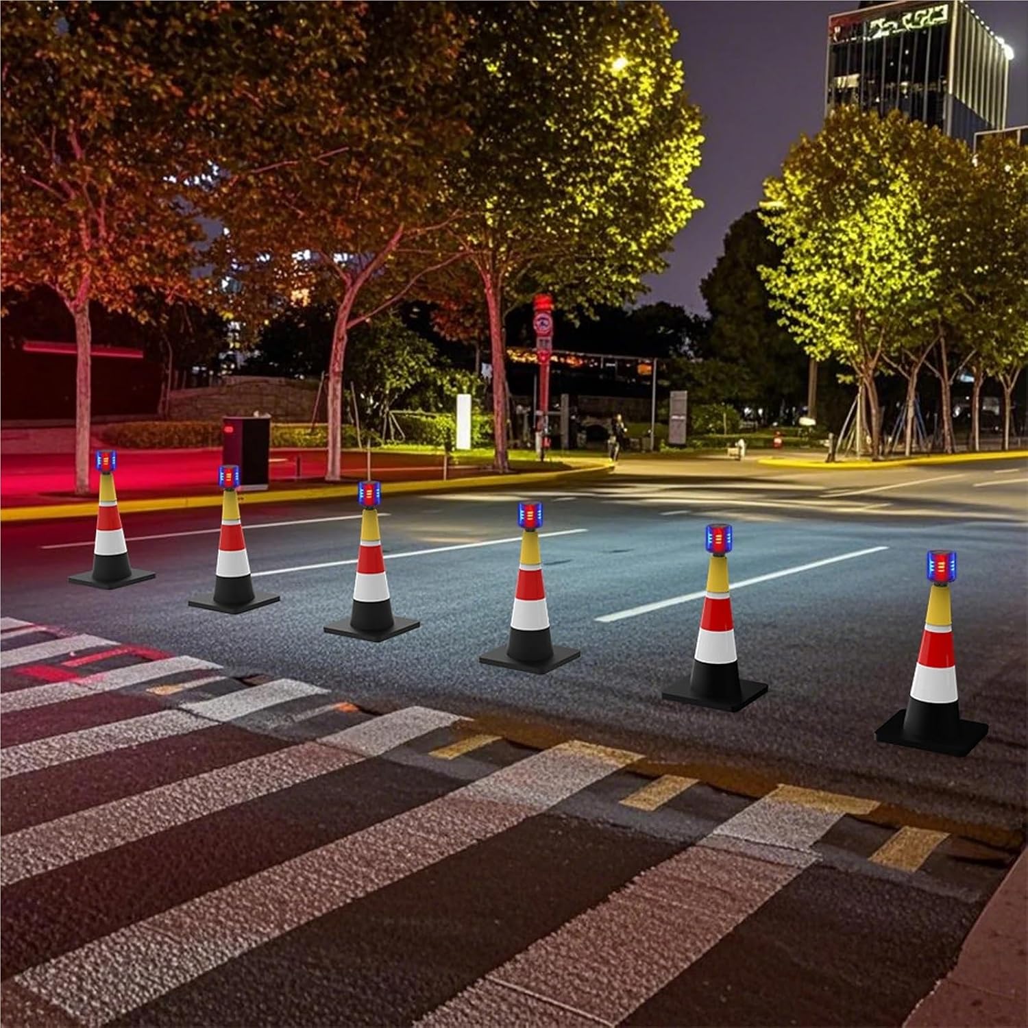 1pc Solar LED Emergency Light Waterproof Solar Traffic Tower Crane Warning Light Construction Site Harbor Road Lamp