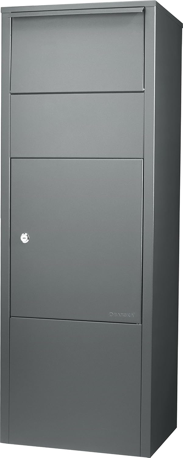 winbest Large Steel Freestanding Floor Parcel Lockable Drop Slot Mail Box