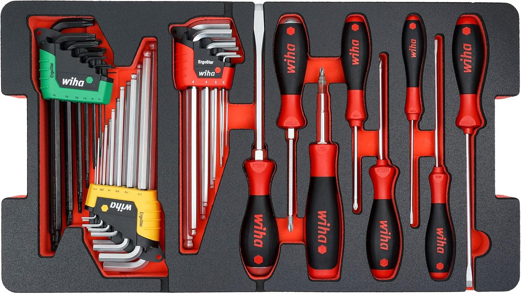 Wiha 92100 194 Piece Premium Kit In Rolling Tool Box