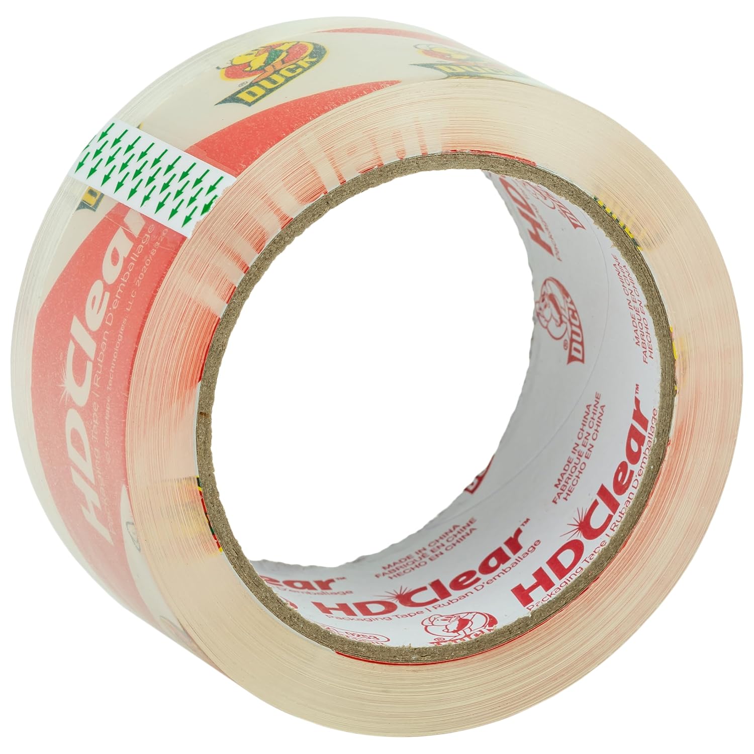 Duck HD Clear Packing Tape Refills-6 Rolls of Heavy Duty Shipping and Moving Packing Tape-Clear Strong Packaging-Tape for Boxes,Packing-and Moving Supplies-1.88 in. x 54.6 Yards (441962),(Pack of 6)